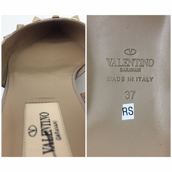 VALENTINO Rockstud Slingback sandals sz 7 - Picture 9 of 13